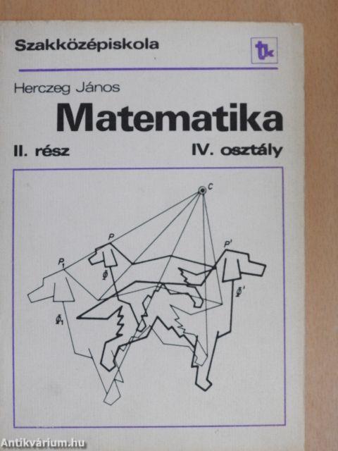 Matematika IV.