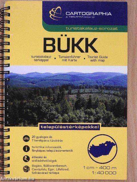 Bükk turistakalauz térképpel