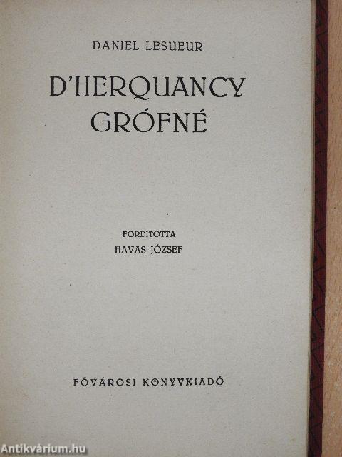 D'Herquancy grófné