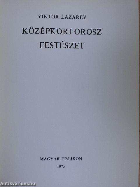 Középkori orosz festészet