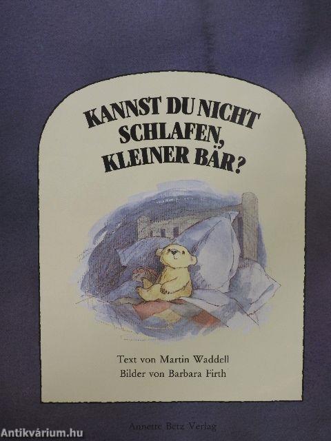 Kannst du nicht schlafen, kleiner bär?