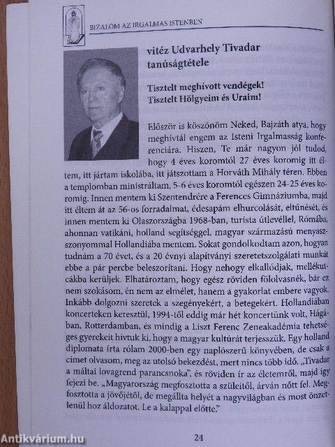 Bizalom az irgalmas Istenben