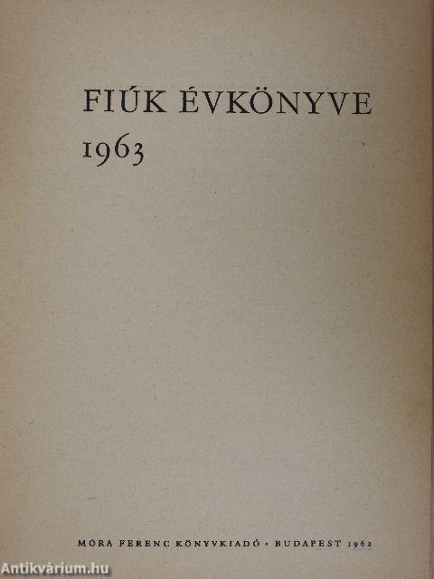 Fiúk Évkönyve 1963