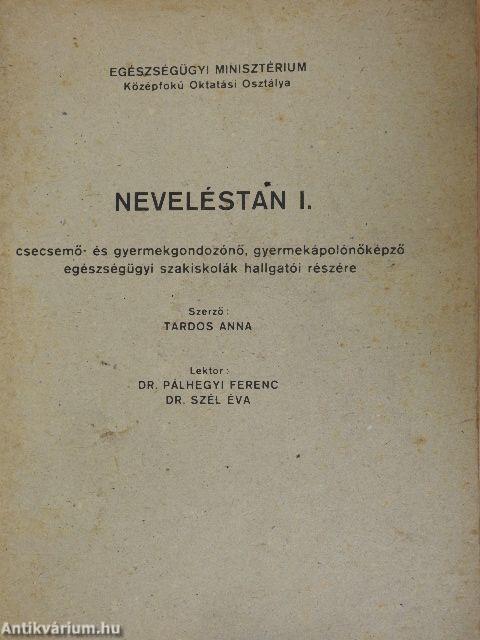 Neveléstan I.