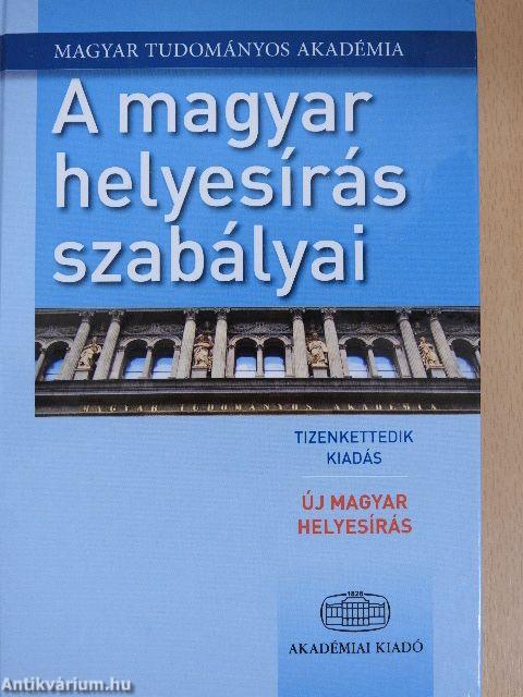 A magyar helyesírás szabályai