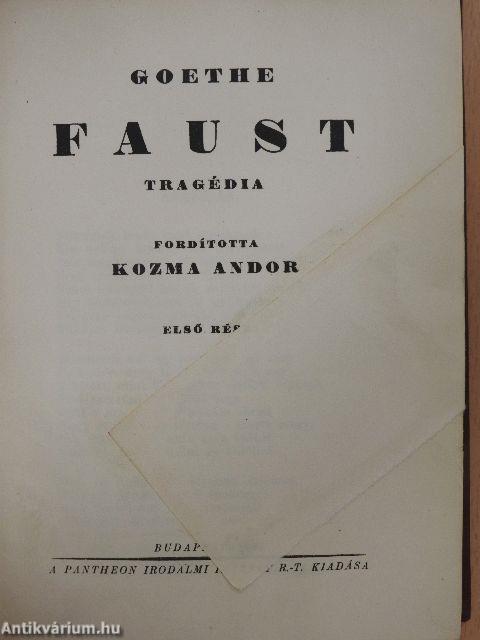 Faust I-II.