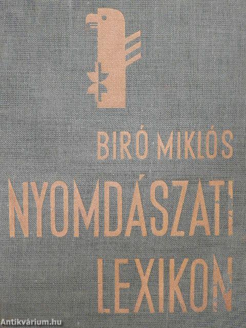 Nyomdászati lexikon