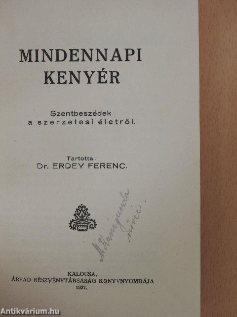 Mindennapi kenyér