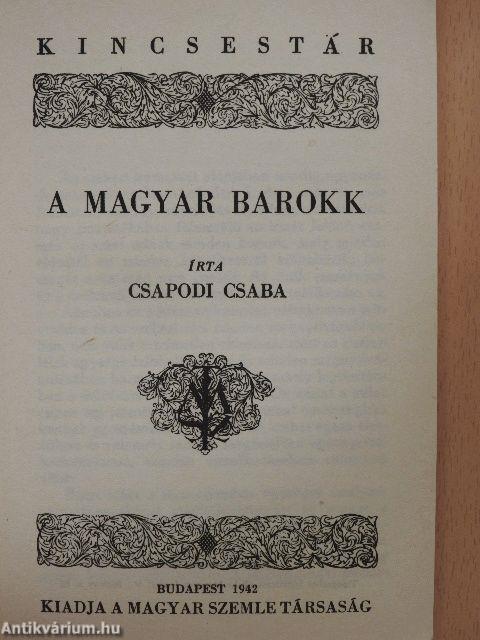 A magyar barokk