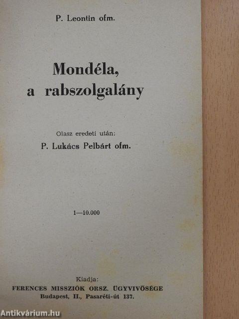 Mondéla, a rabszolgalány