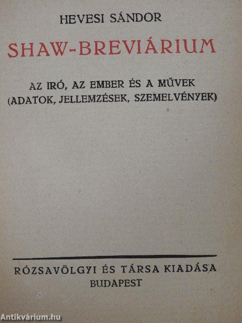 Shaw-breviárium