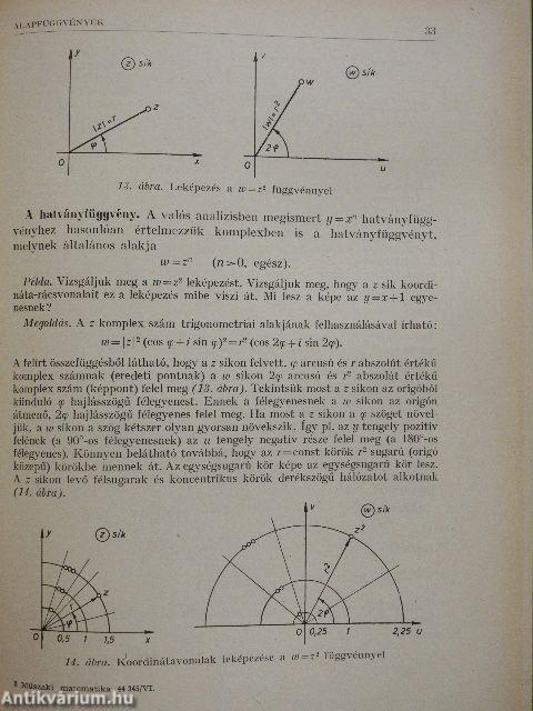 Műszaki matematika VI.