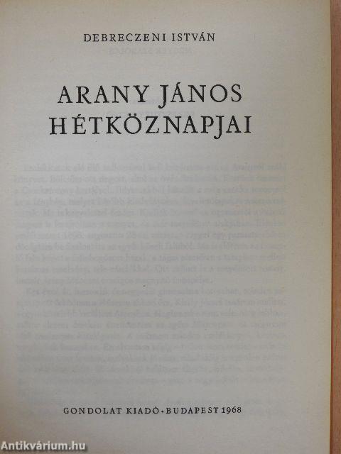 Arany János hétköznapjai