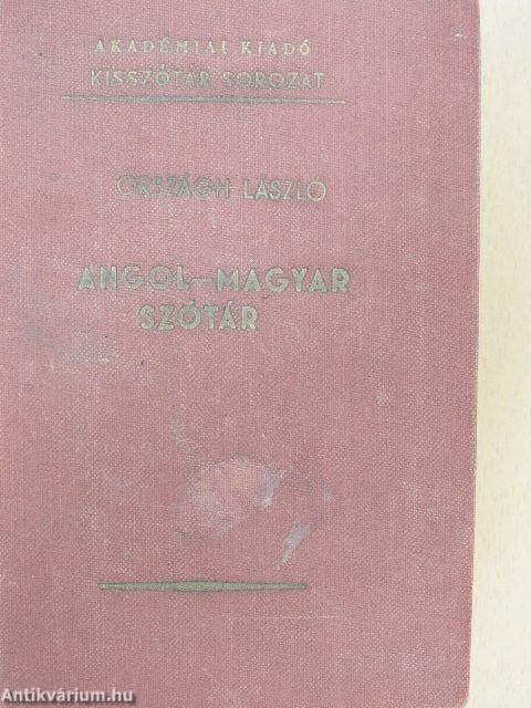 Angol-magyar szótár