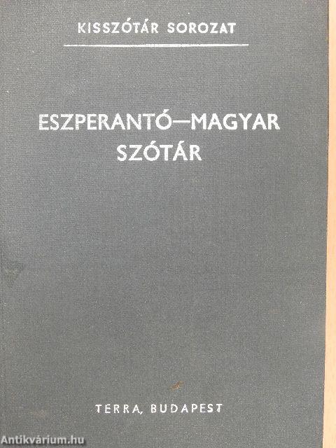 Eszperantó-magyar szótár 