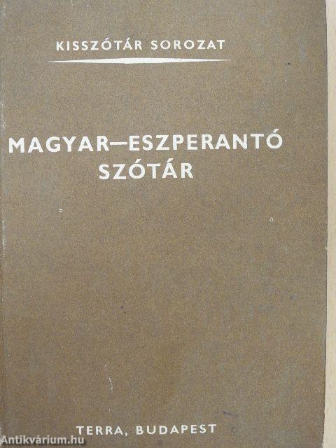 Magyar-eszperantó szótár