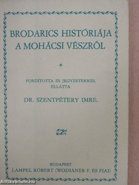 Brodarics históriája a mohácsi vészről