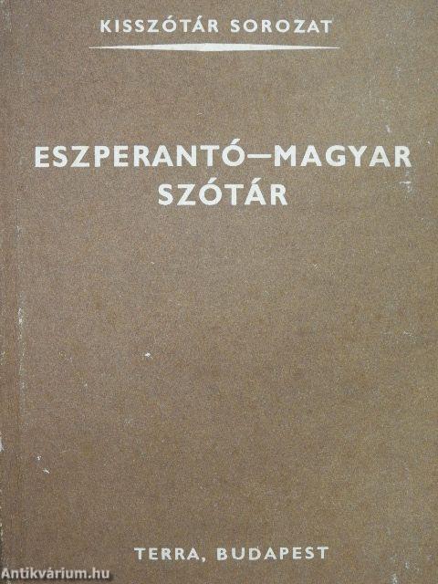 Eszperantó-magyar szótár 