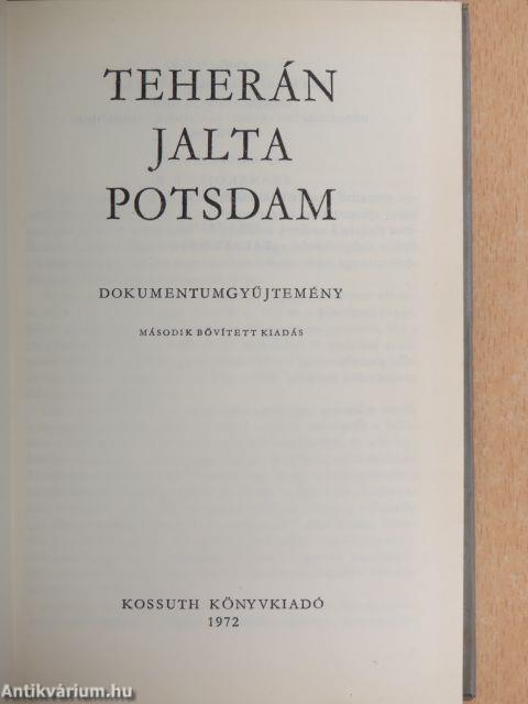 Teherán, Jalta, Potsdam