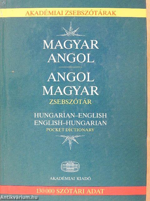 Magyar-angol/angol-magyar zsebszótár