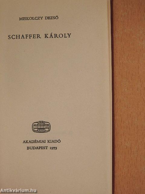 Schaffer Károly