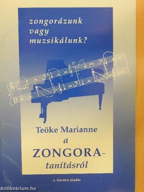 A zongora-tanításról
