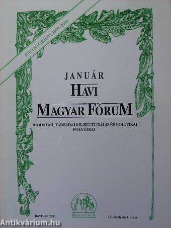 Január Havi Magyar Fórum 2001./Repetórium 1999-2000.