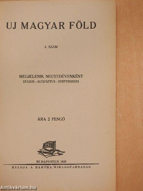 Uj Magyar Föld 1929/1.