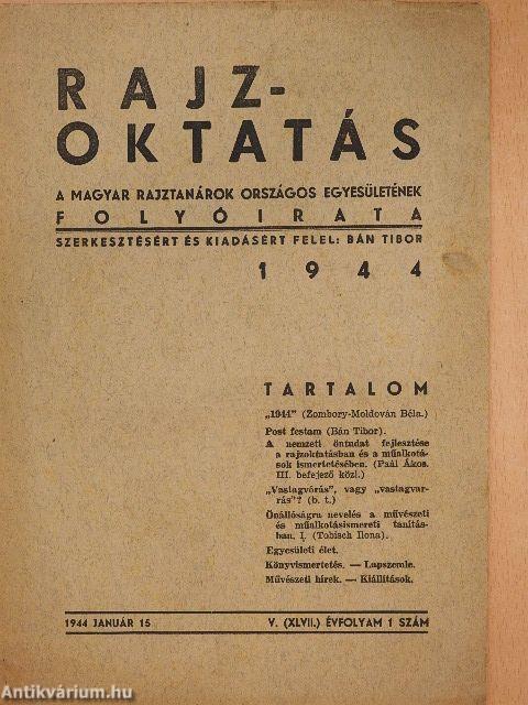 Rajzoktatás 1944. január 15.