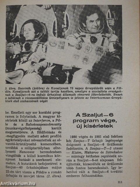 Az Élet és Tudomány Kalendáriuma 1982