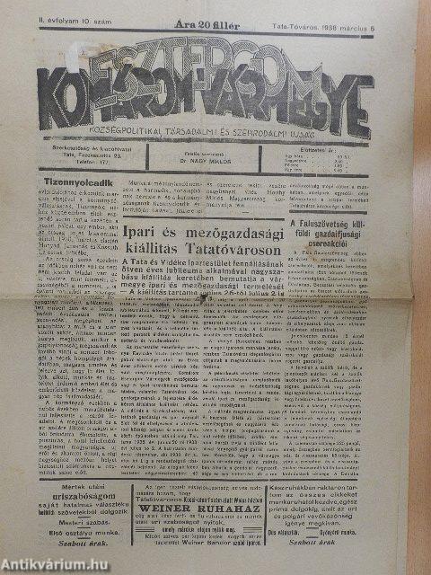 Komárom-Esztergomvármegye 1938. március 5.