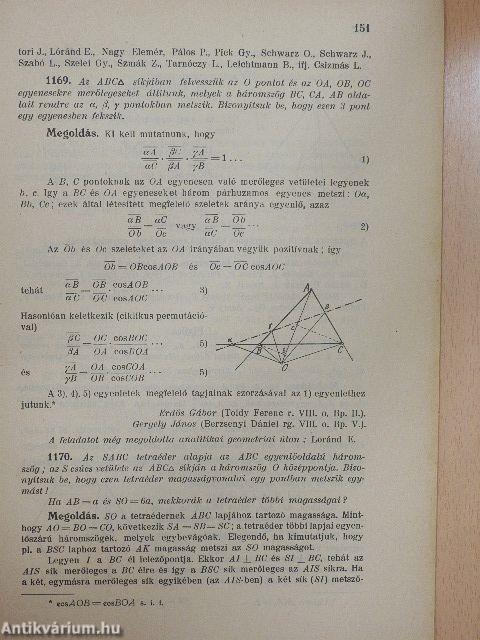 Középiskolai Matematikai és Fizikai Lapok 1936. január 15.