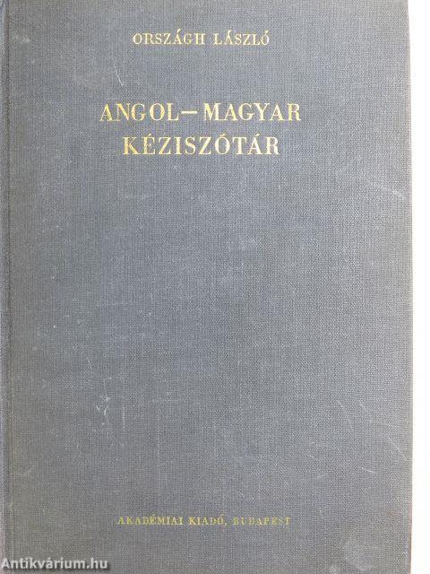 Angol-magyar kéziszótár