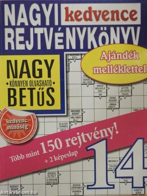 Nagyi kedvence rejtvénykönyv 14.