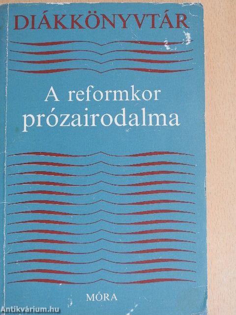 A reformkor prózairodalma