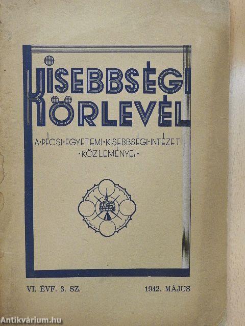 Kisebbségi körlevél 1942. május