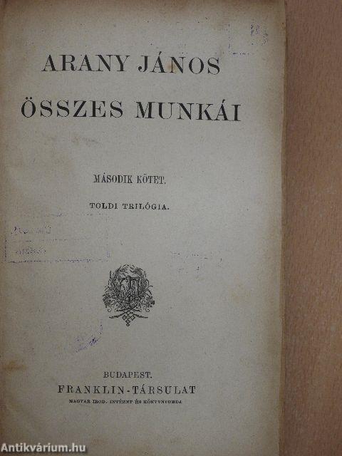 Arany János összes munkái II.