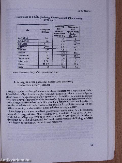 Változóban az orosz gazdaság 1991-1994 (dedikált példány)