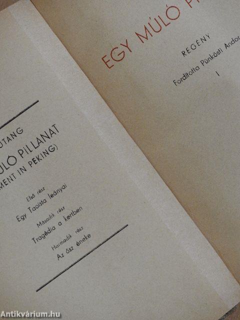 Egy múló pillanat I-II.