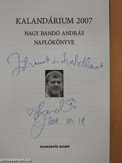 Kalandárium 2007 (dedikált példány)