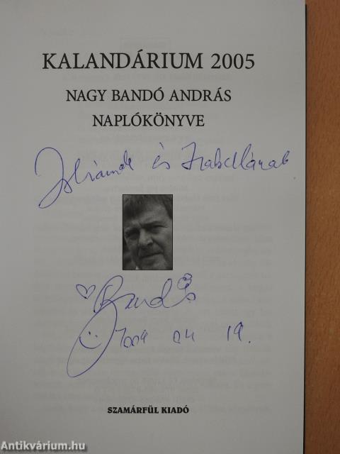 Kalandárium 2005 (dedikált példány)