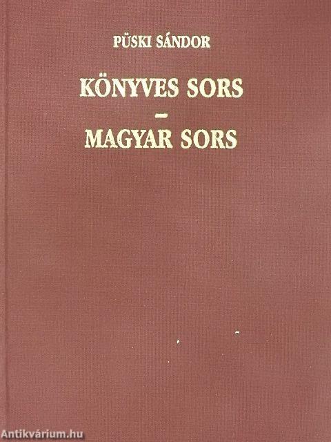 Könyves sors - magyar sors