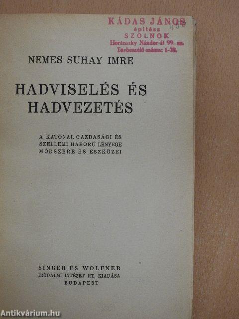 Hadviselés és hadvezetés