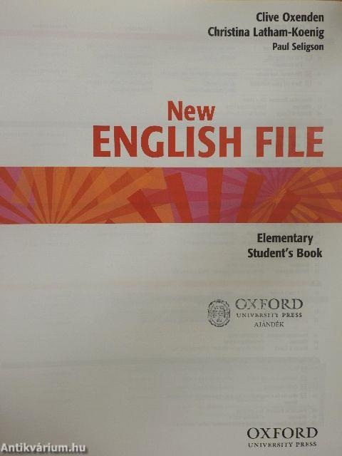 New English File - Elementary - Student's Book