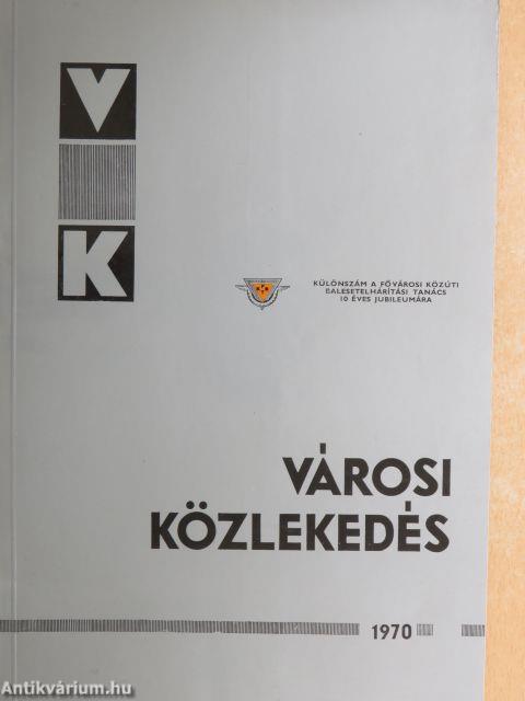 Városi Közlekedés 1970. Különszám