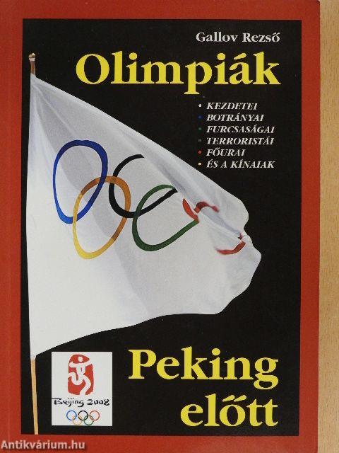 Olimpiák Peking előtt