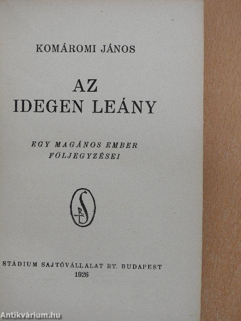 Az idegen leány