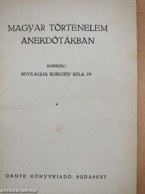 Magyar történelem anekdótákban
