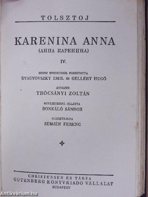 Karenina Anna I-IV.