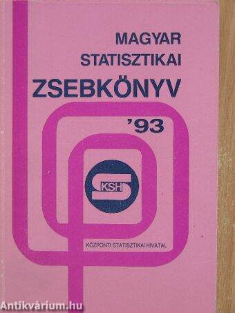 Magyar statisztikai zsebkönyv 1993